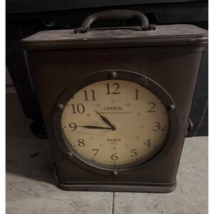 Mercana Art Decor Sonora J. Pascal Paris 1872 Metal Wall Clock Bronze 63018